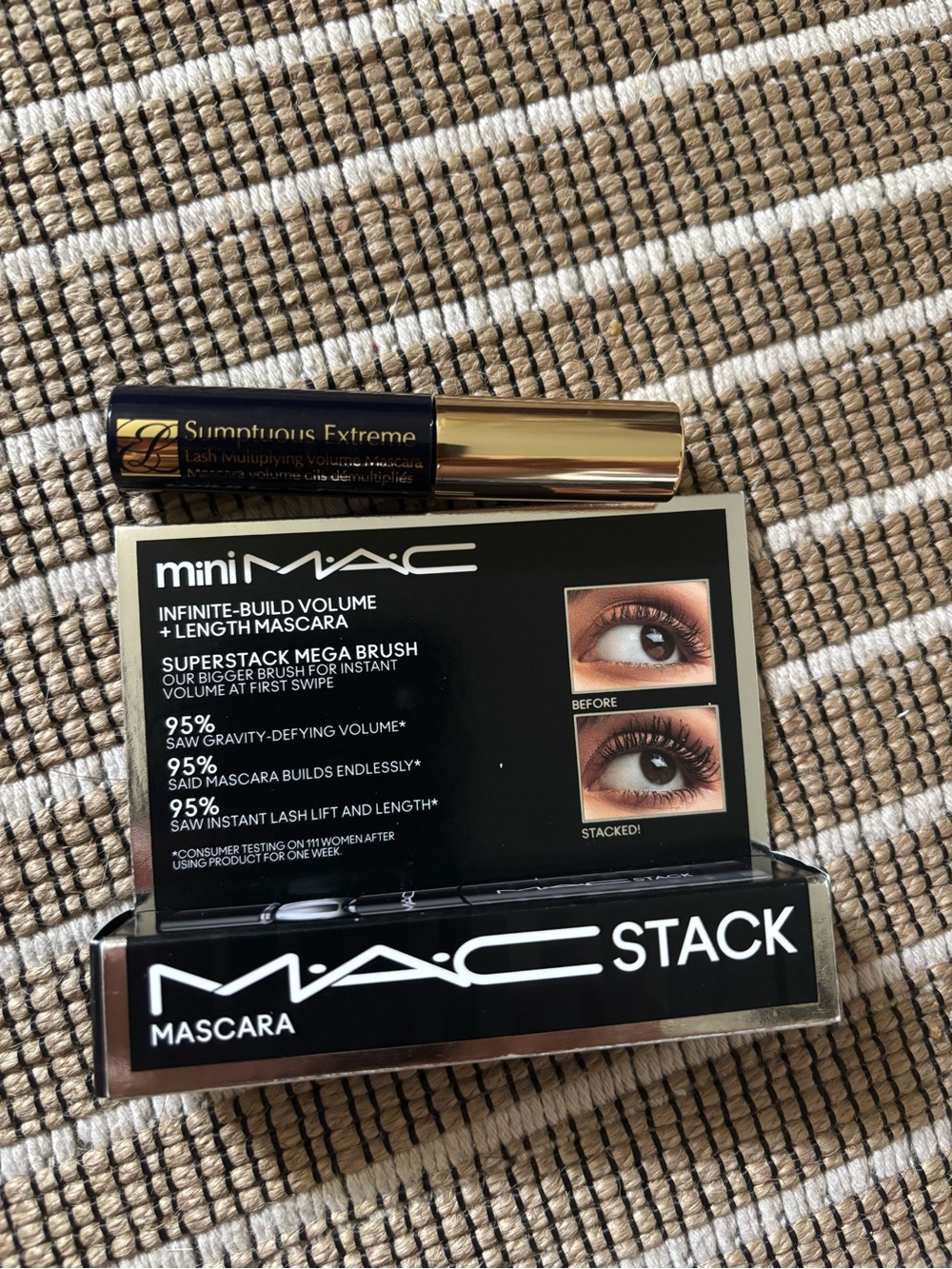 MAC Cosmetics Stack Mascara & Estée Lauder Mascara NEW UNUSED